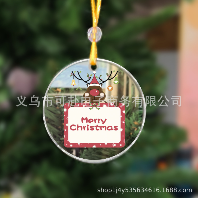 現物クロスボーダー透明アクリルクリスマスクリスマスツリー装飾家庭装飾装飾装飾装飾置物|undefined