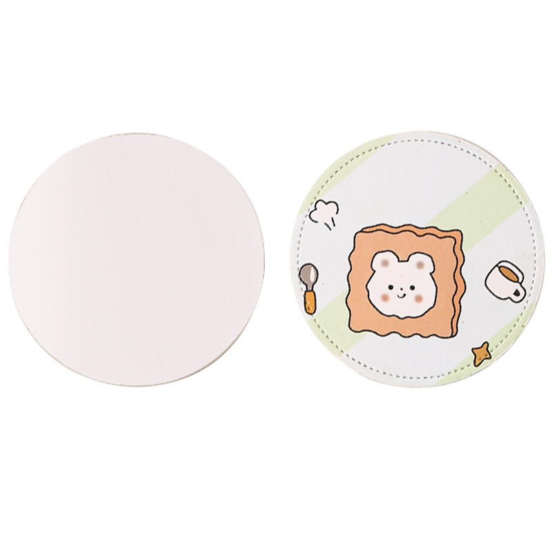 Nueva diversión de bolsillo espejo de maquillaje para niñas espejo portátil pequeño espejo creativo para niños espejo redondo pequeño regalo