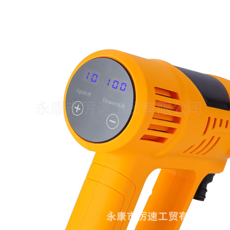 10 velocidad de regulación de la cantidad de pantalla LCD pistola de agua de lavado de automóviles de alto voltaje pistola de agua multifunción cargada inalámbrica de litio lavado de automóviles