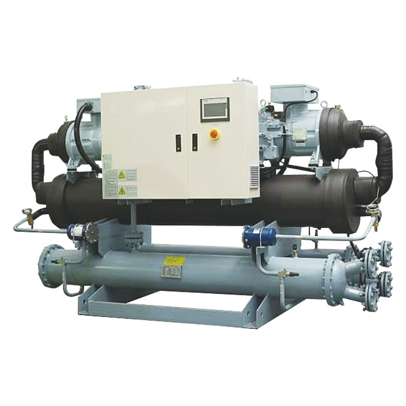 Промышленный винтовой чиллер Ruisu с водяным охлаждением, экструдер, циркуляция, строительные бетонные компоненты, воздушный компрессор, постохладитель