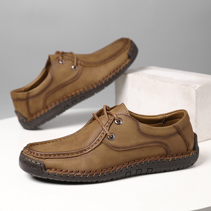 2023 verano más tamaño 48 zapatos de hombre moda casual zapatos cosidos a mano cuero genuino zapatos de moda estilo británico zapatos de conducción transpirables