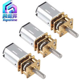 GA12-N20减速马达 智能小车3V6V9V12V微型直流齿轮减速 低速电机
