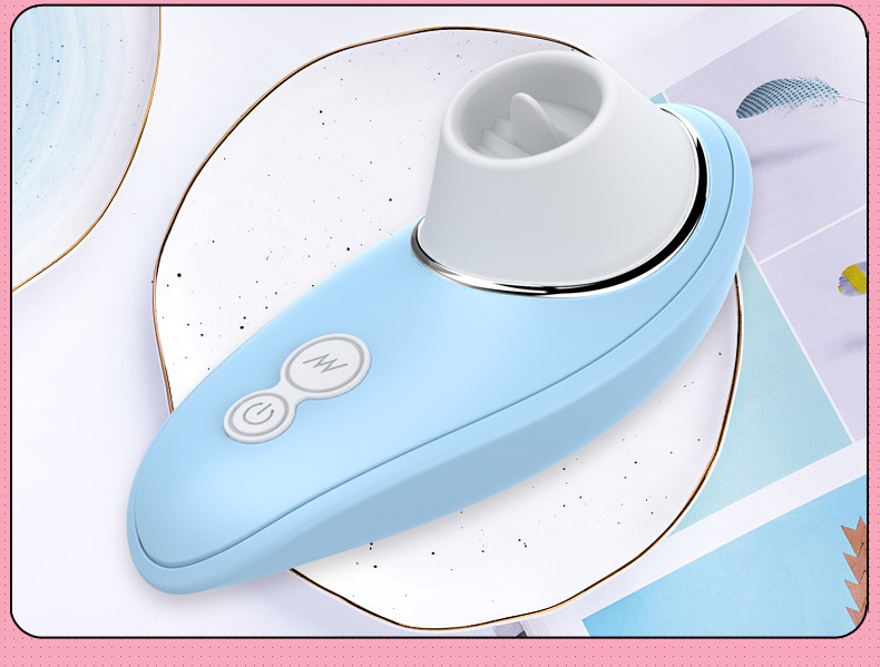 Woodpecker Tongue-Licking Wearable Egg Vibrator, Rechargeable Pink Fruit-Blue TPE — detail image 26