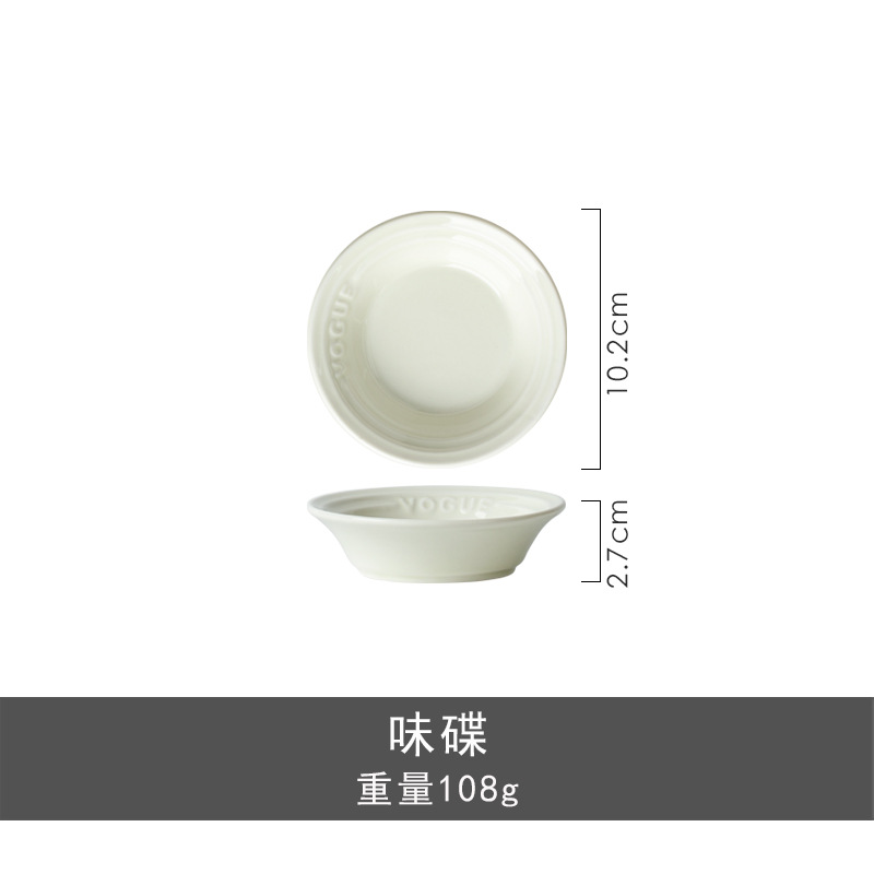 Trufa alivio blanco artesanía tazón de cerámica placa combinación simple ins ensalada plato bajo vidriado vajilla hogar