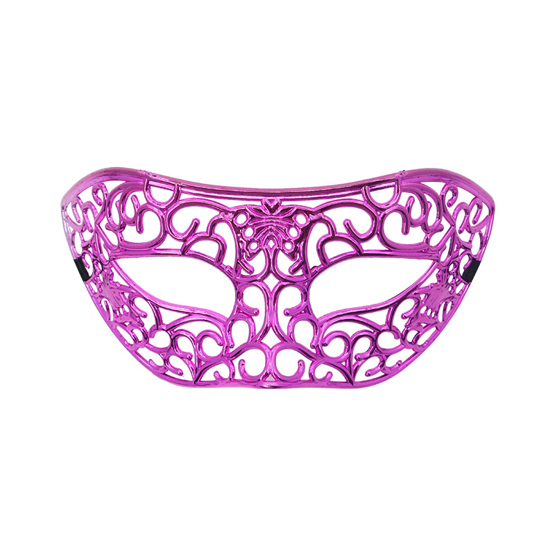 Venta caliente transfronteriza galvanoplastia calada Carnaval de Halloween multicolor de media cara Los hombres admiten máscara de fiesta máscara de bar