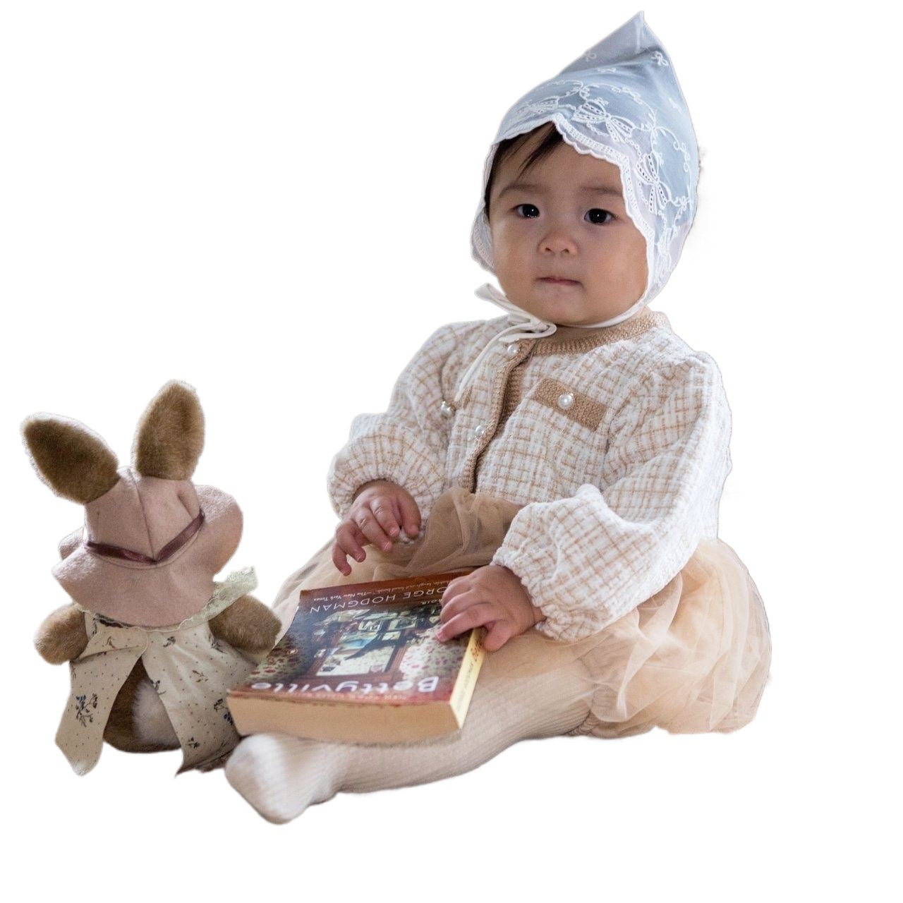 INS estilo coreano otoño niñas bebé de algodón princesa 100 días de edad Chanel estilo pelos envuelto mono mameluco vestido