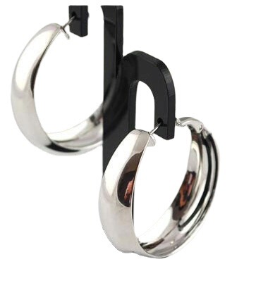 Korean style fashionable and creative earrings wholesale, wide exaggerated large hoop earrings, European and American foreign trade supply bridal earrings