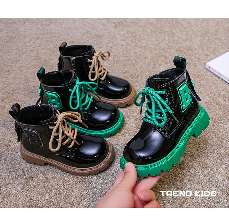 Girls' Martin Boots 2023 Autumn and Winter New Children's Cotton Short Boots Net Red Boys' Boots Little Girls' Trend_voghion.com