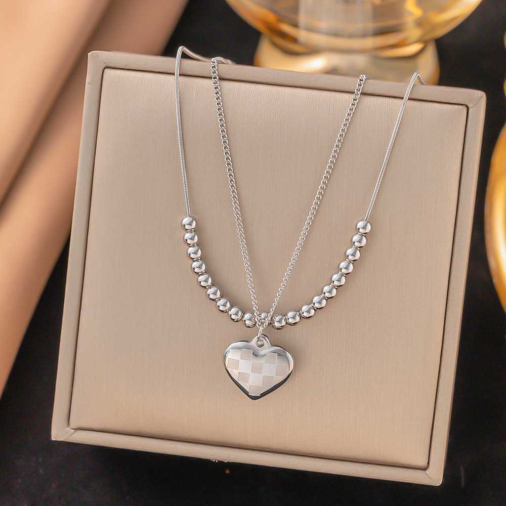 10g Weight 0.03µm-0.05µm Gold Plating Thickness PVD Coated Gold Plating Process Real Gold Plated Plating Material Bracelets, Necklace Classification ball chain, cable chain Chain Type 1 Piece Quantity Casual, Daily Occasion 304 Stainless Steel Material Geometric, Heart Shape Pattern All Seasons Season Women's Gender Elegant, Sweet Style Waterproof Non Tarnish, Round, Plating Craft PVD Coated Real Gold Plated Geometric Heart Shape 304 Stainless Steel Elegant Sweet Waterproof Non Tarnish Bracelets Necklace 28