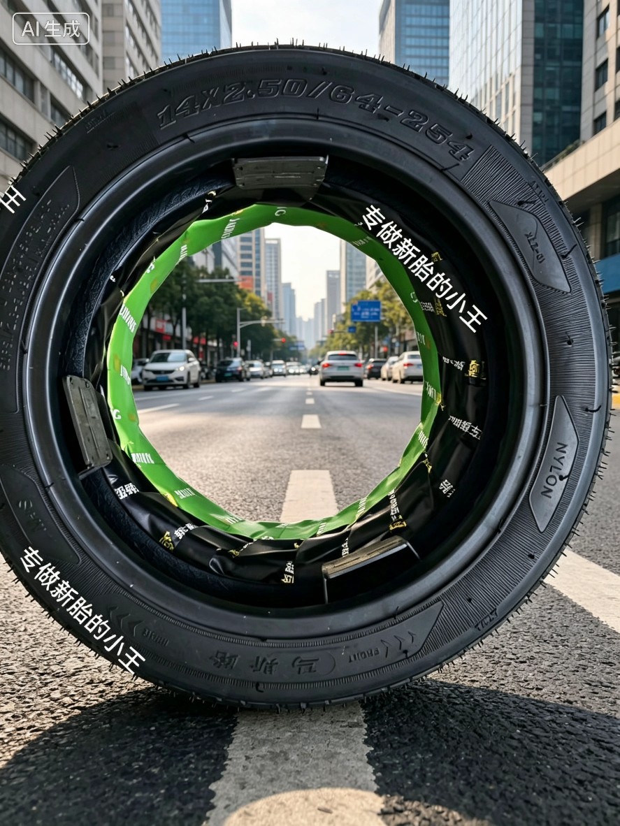 Brand new, unopened 14*250 semi-thermoplastic anti-slip, wear-resistant design, thickened six-layer vacuum tire
