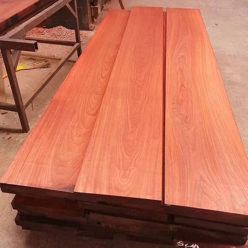 木料非洲红花梨木料板材原木红木桌面雕刻料实木方条薄板订作小料