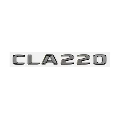 Car logo, CLA200 rear emblem, CLA45 emblem - standard-cla220-same-as-the-original-car-glossy-black
