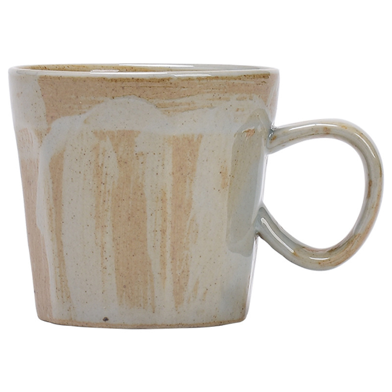 レトロな粗い陶器のコーヒーカップ和風シンプルなセラミックエスプレッソラテラテアートカップマグカップウォーターカップパーソナルティーカップ|undefined