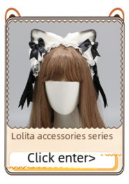 Eine Generation von Haaren handgefertigt süße Lolita Haarschmuck Lo Niang Seitenclip JK Tierohrhaarclip Doppelbogen Bärenohrclip_voghion.com