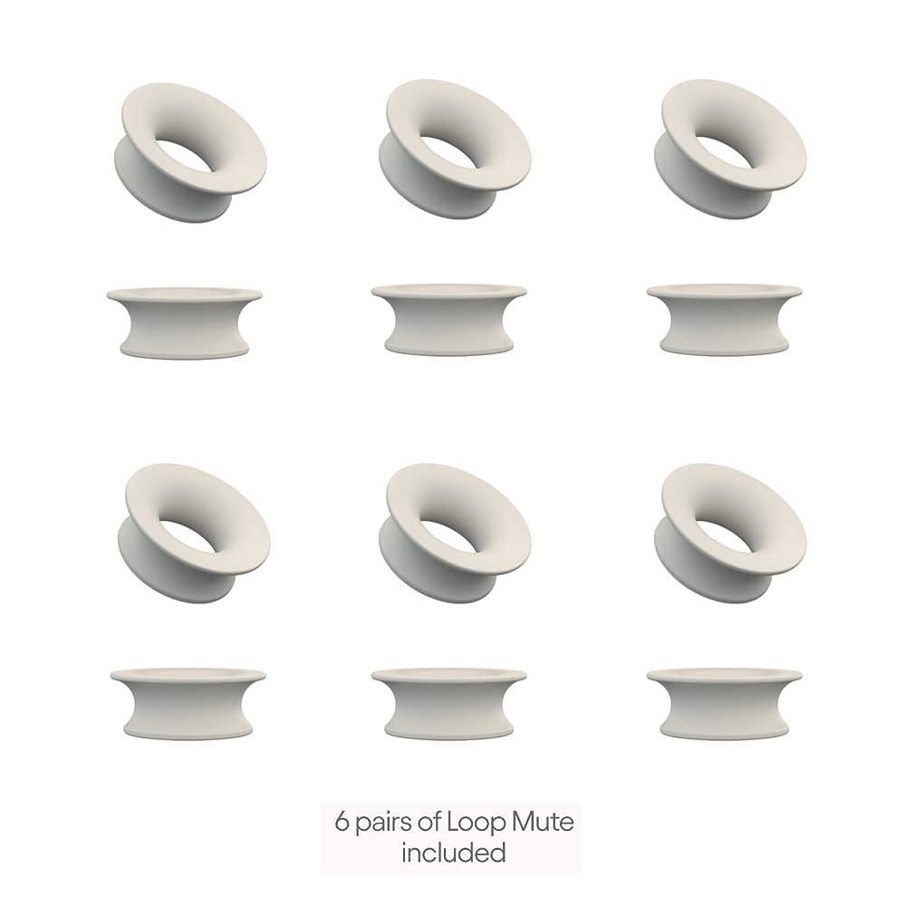 Los nuevos tapones para los oídos de silicona reducen el ruido adicional de 5 dB accesorios ajustables según sea necesario