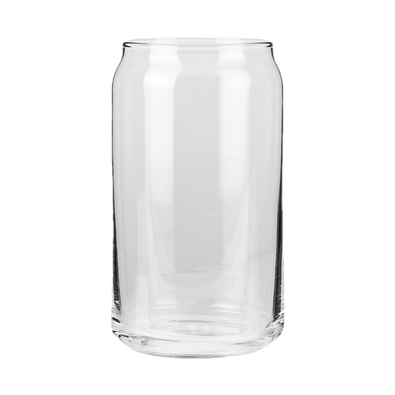 Simple ins taza de cola barra transparente jugo puede Red de vidrio bebida fría del hogar rojo taza de agua de alto aspecto