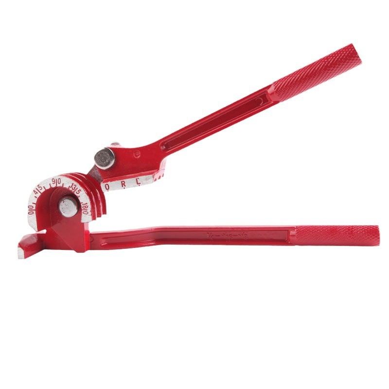 Tubo de aluminio doblador de tubos de acero inoxidable 180 grados de pared delgada herramienta de doblado de tubos de cobre manual doblador de tubos