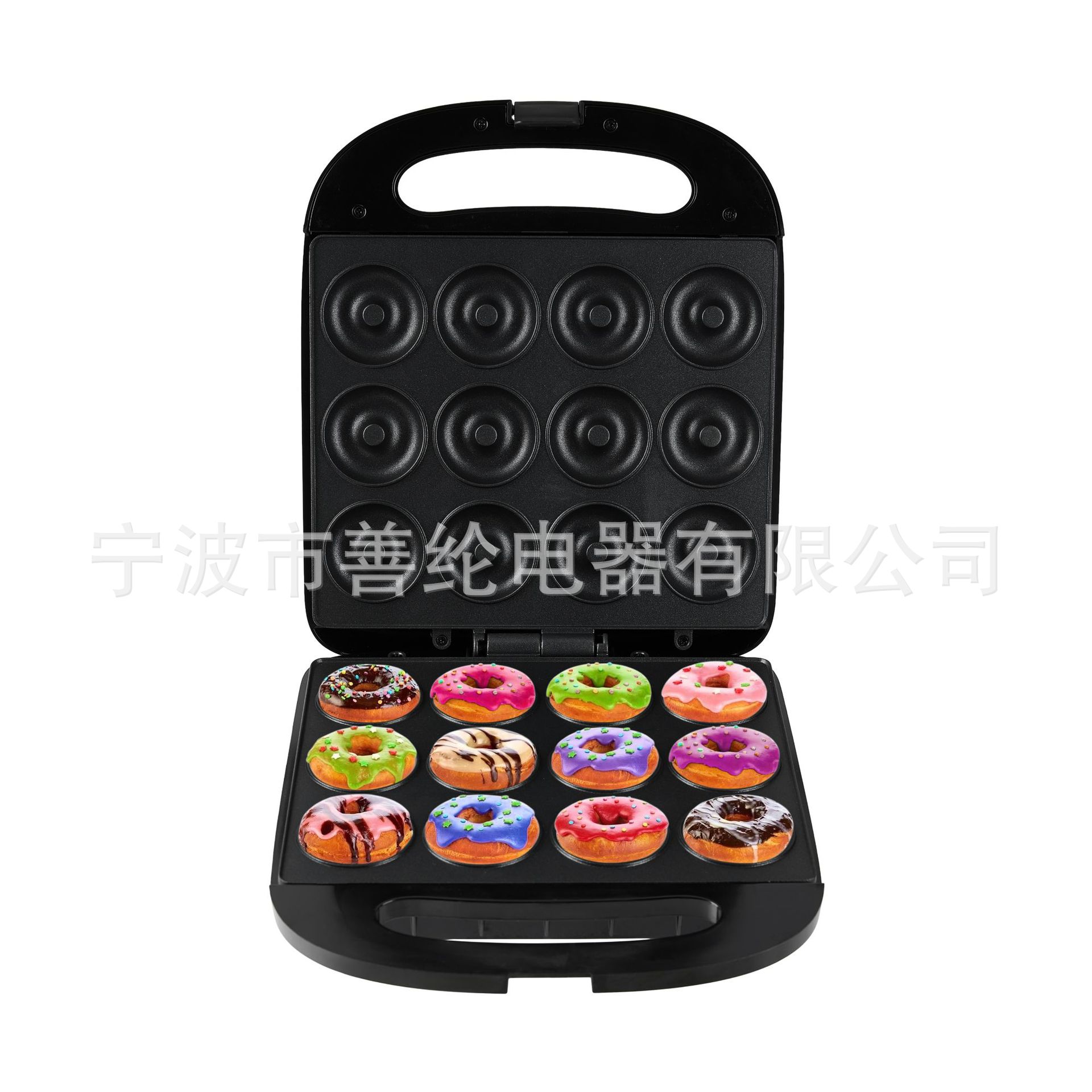 Máquina de donuts de 12 piezas (12 anillos) - Máquina de desayuno, estándar americano image 2