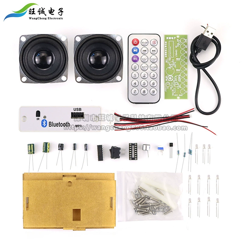 Bluetooth-колонка комплект электроника производство DIY сборка рассыпанные детали speaker loose parts печатная плата производство DIY набор
