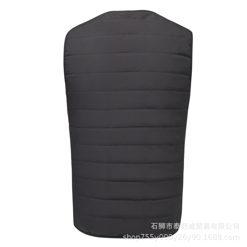 Los fabricantes venden al por mayor el nuevo chaleco de calentamiento inteligente de 12 zonas de ocio chaleco de calentamiento cálido de doble control para hombres de invierno