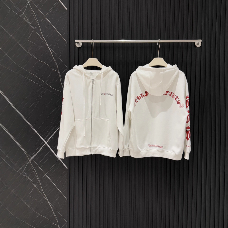 Ch5 Autumn and Winter New Niche Design Rolling Stone Big Tongue Sanskrit Printed Hooded Sweatshirt