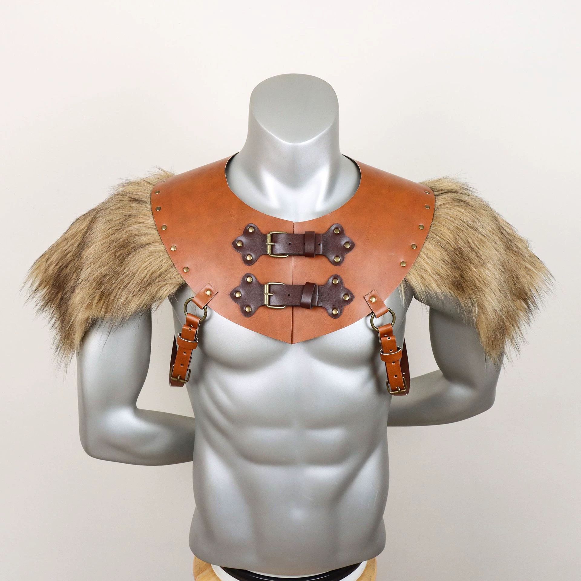 ZSJ-111Z 브라운 퍼 숄(인조 퍼)