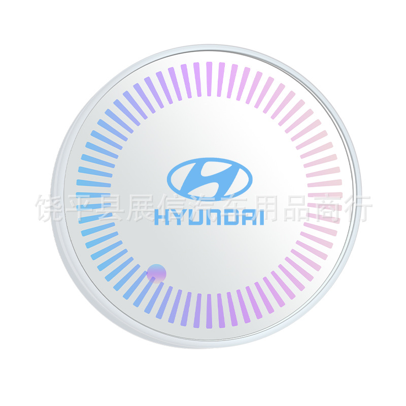 Aplicable a Hyundai ix35 Sonata Yuedong imagen famosa Shengda coche luminoso estera taza de agua LED faro colorido image 13