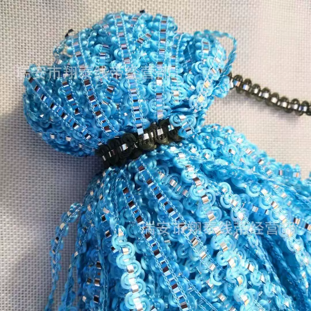 Hair accessory, sleeves, 125meter, polyester, 8mm