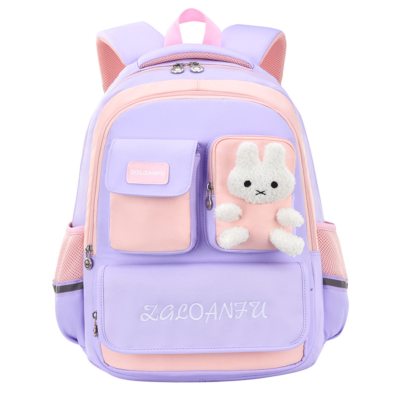 New schoolbag Primary School students first to sixth grade burden reduction girls sweet cute boys and girls wholesale children's shoulder bag