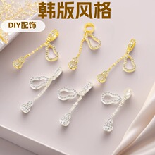 14k��ɫ�쉋��ʯ����������J����diy�����ˮ������������