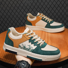 Men's Spring 2024 New Breathable White Sneakers Korean Style Trendy Versatile Shoes Men's Durable Sports Casual Shoes