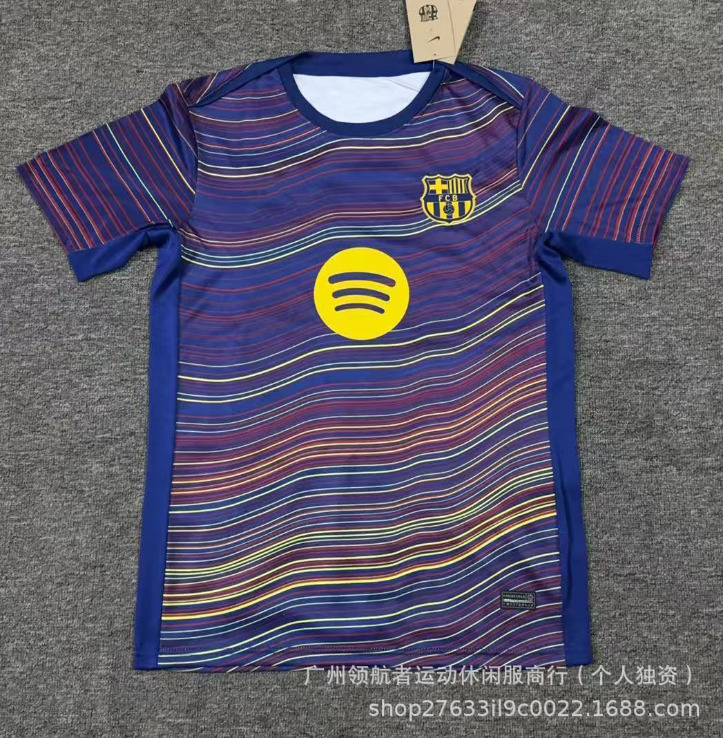 25-26 Fabricante especial de ropa de fútbol venta directa de una camiseta de malla camiseta de mangas cortas ropa de fútbol deportiva