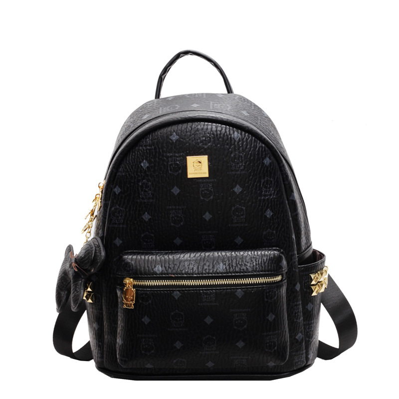 2025 nueva mochila de gran capacidad para mujeres caricaturas lindas osos mochila de mujer impresión de estilo coreano mochila de moda