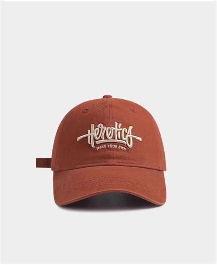 Estilo de tendencia americana bordada letras gorra de pato mujer primavera y otoño nueva moda retro versátil gorra de béisbol