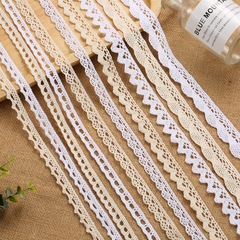 Dogtooth cotton thread lace tablecloth handmade Hanfu decoration accessories lace beautiful cut-out lace accessories lace