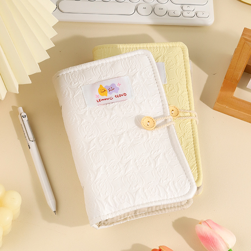 Cuaderno de contabilidad de arte de tela Cuaderno de contabilidad de gestión financiera familiar con gastos diarios