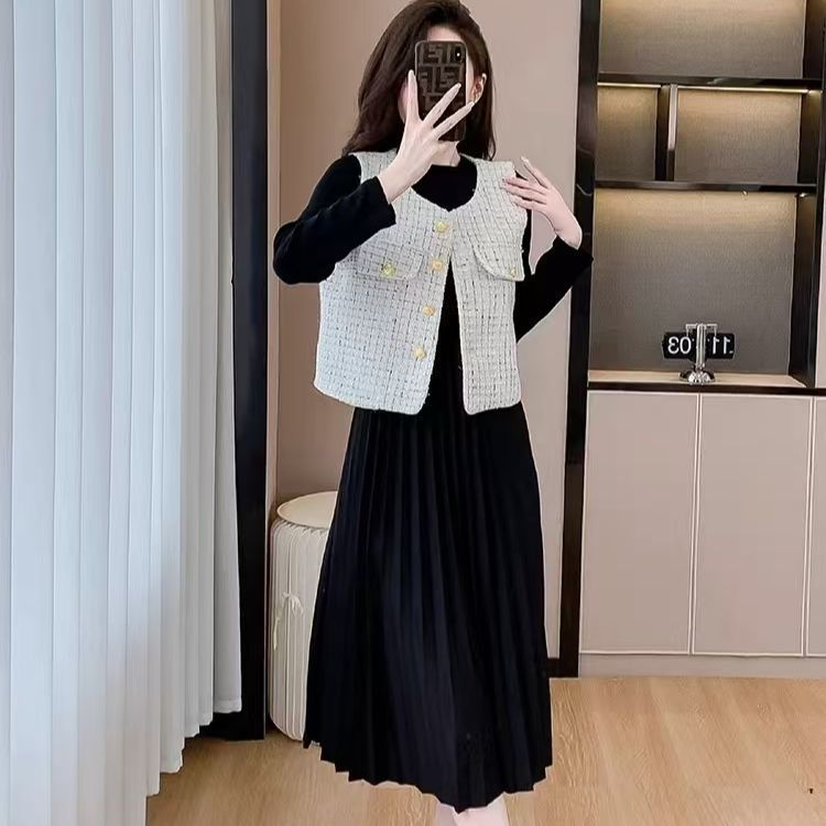 화이트 - 페이크 포켓 스팽글