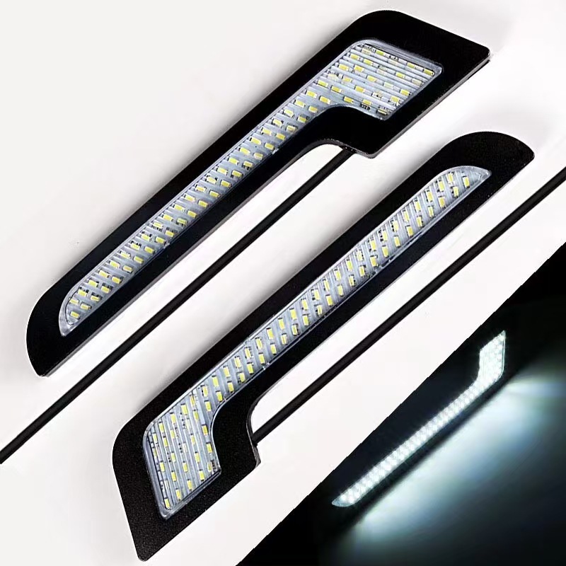 Led Car Lights Universal Daytime Running Lights 7-Shaped Daytime Decorative Car Lights