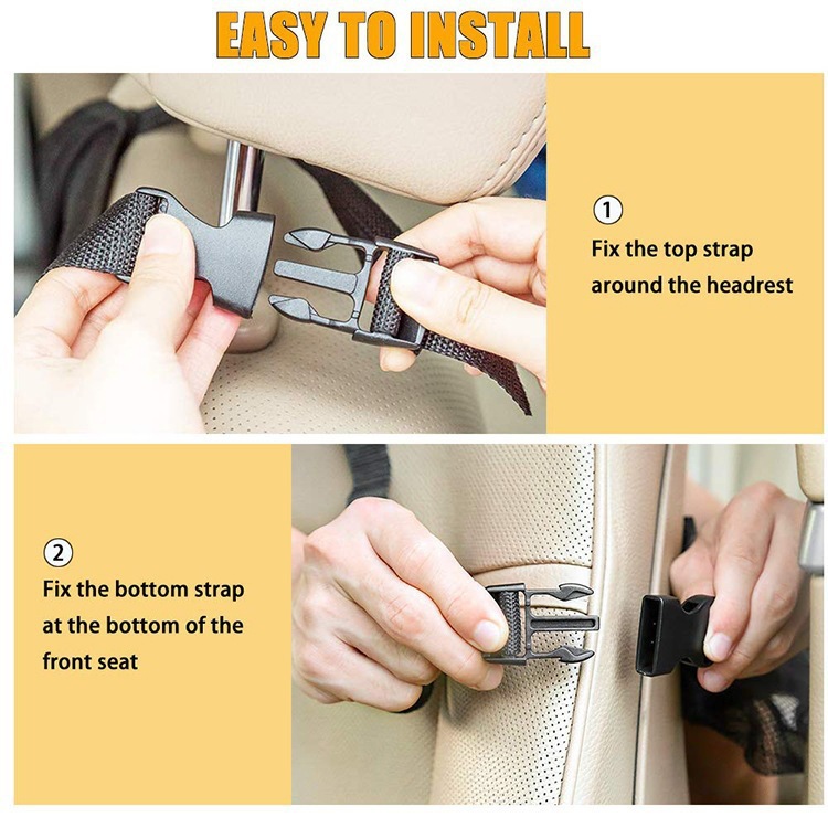 Multifunctional Oxford Cloth Organizer Tablet Holder Car Seat Back Storage Bag_voghion.com