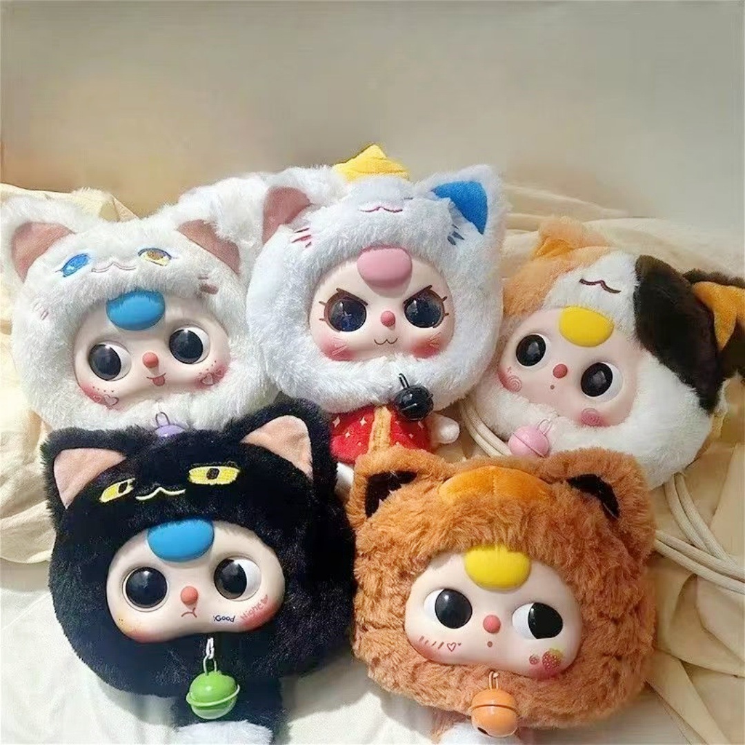 [Edición de la patria] Bebé de tres años Lily Town Edición limitada Serie de conejos Caja ciega de felpa Juego de moda Adornos Colgante