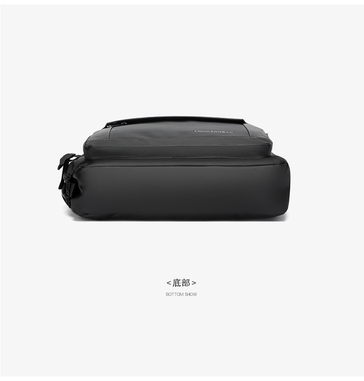 High-end briefcase, 2024 new minimalist men's large-capacity casual sports single-shoulder bag, water-resistant for cross-border use undefined