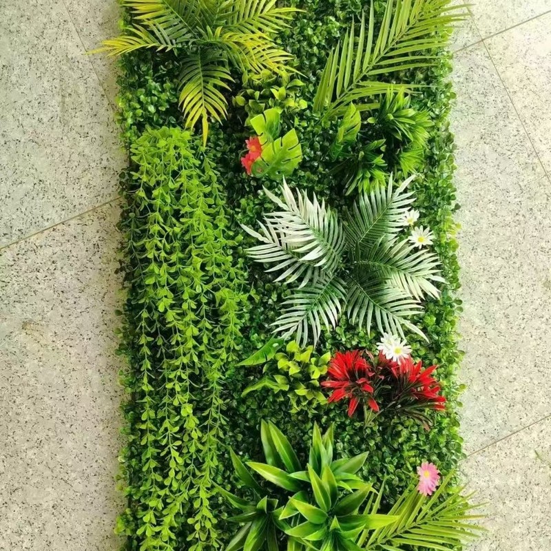 クロスボーダー 50 × 100cm 人工シミュレーション植物壁屋外壁装飾結婚式展示ドアバルコニー|undefined