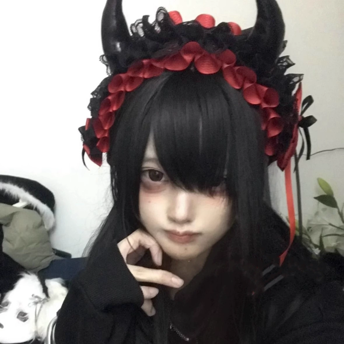 Японская hair accessory, универсальная повязка на голову, стиль Lolita, косплей, Хэллоуин