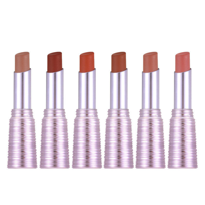 DHDH seda niebla no tacha lápiz labial no seco temperamento fuerte polvo gris blanco vigor maquillaje de belleza maquillaje lápiz labial para mujeres