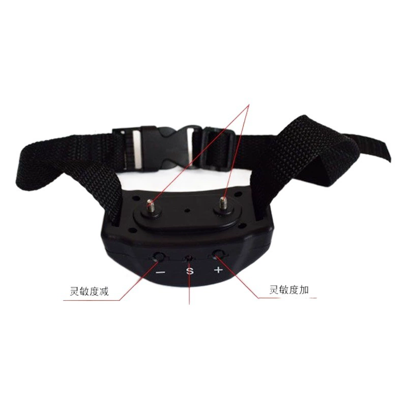 Внешняя торговля Amazon Voice-Controlled Лай Стоп Дрессировщик собак Предотвращение лая маленьких собак Автоматический ошейник для остановки лая электрическим током