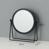 Net red desktop makeup mirror home dress mirror dormitory female student desktop mirror simple portable mirror rotation ins