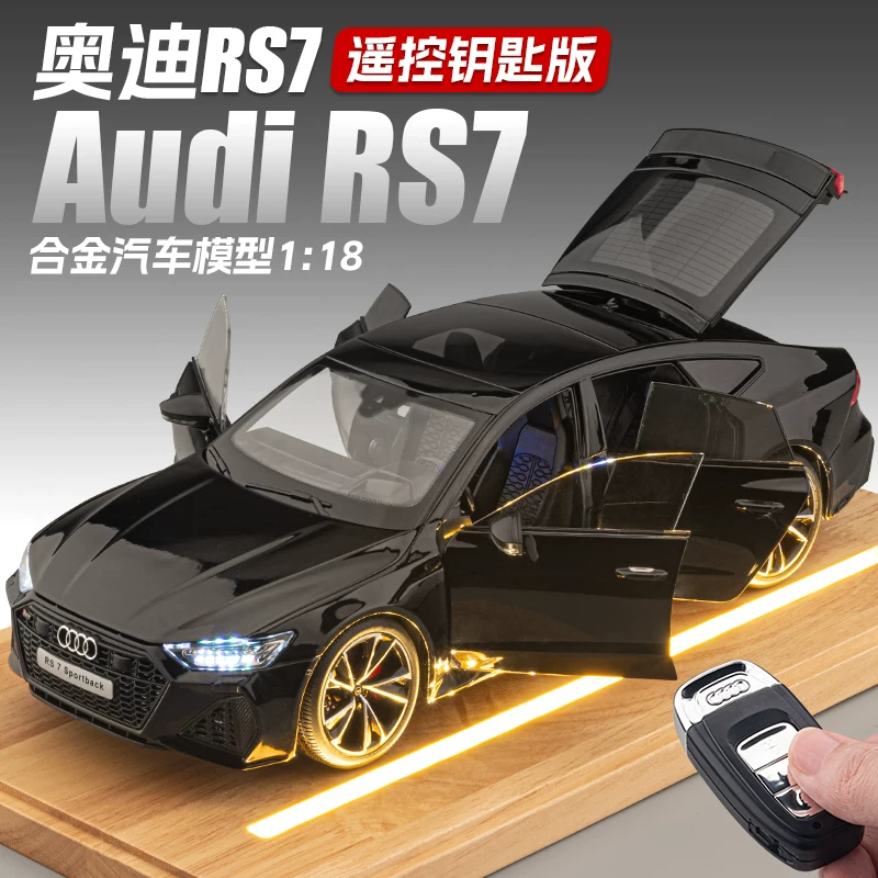 Audi, гоночный автомобиль, металлическая игрушечная машина, реалистичная модель автомобиля, дистанционное управление, подарок на день рождения