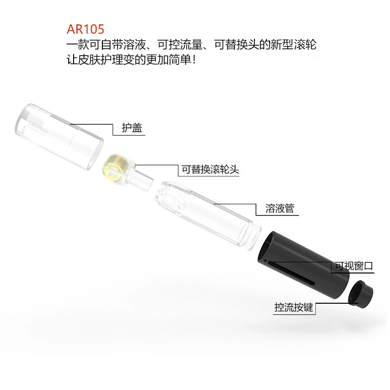 105 Plastic Roller Aqua Roller's Eybal Bybolic Roller Wicker Hug Beard Beauty Instrument Wholesale