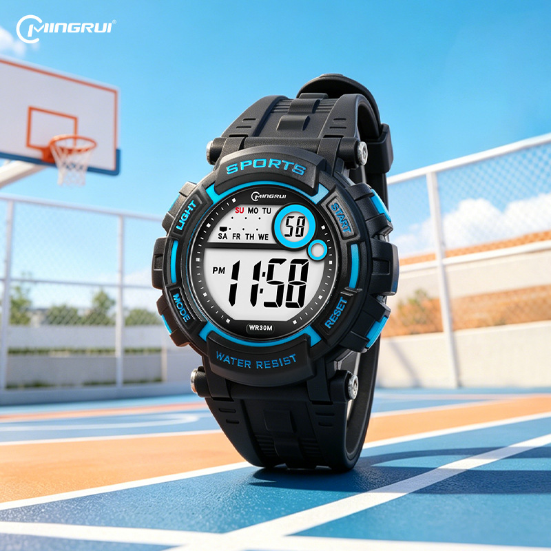 Waterproof electronic digital watch