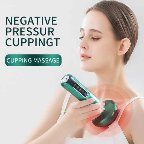 Electric scraping instrument, home health massage, dredging meridians, cupping device, hot compress physiotherapy suction machine, gravity operator
